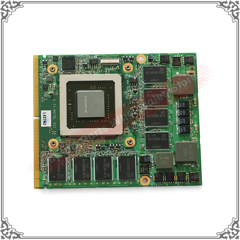 Carte graphique GTX285M originale GTX 285M N11E-GTX1-B1 DDR3 1G, pour DELL M15X M17X, Clevo M57NL, pour MSI 16F1 16F2 n° 2