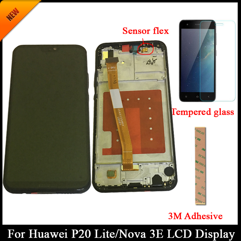 Ensemble Ã©cran tactile LCD, 5.48 pouces, testÃ© AAA, pour Huawei P20 Lite Nova 3E n° 1