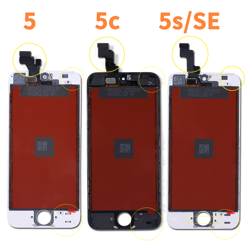 Ensemble Ã©cran tactile LCD de remplacement, pour iPhone 6 6S 7 8 Plus 5 5S SE X Poly XS Max n° 3