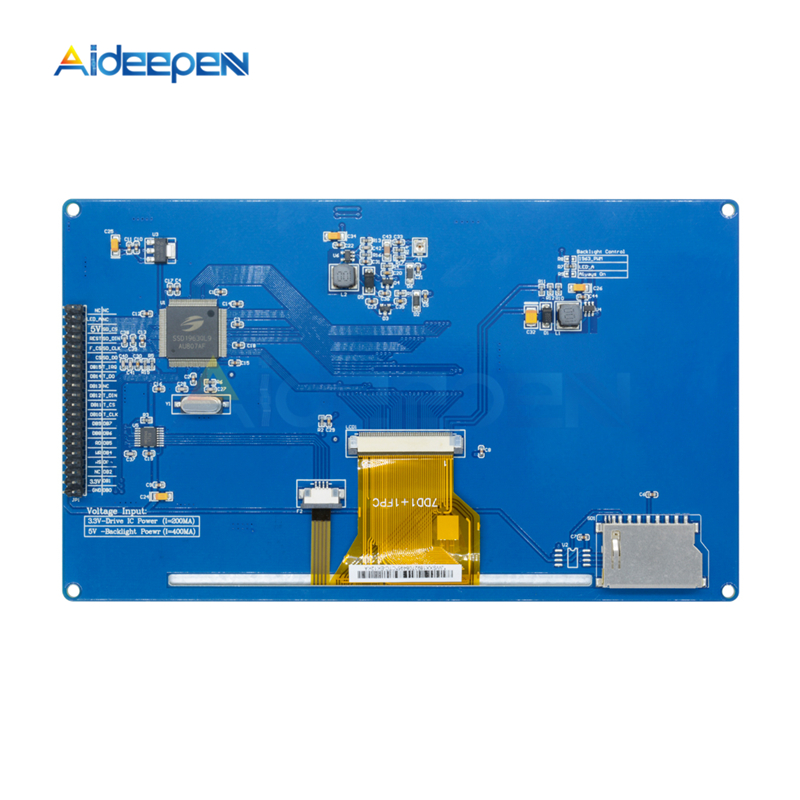 Ã‰cran tactile LCD TFT 7 7.0, 800x480 SSD1963, contrÃ´leur de rÃ©troÃ©clairage LED PWM, technologie pour Ardu3751/AVR/STM32 n° 3