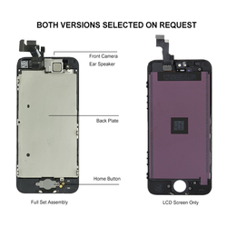 Ensemble complet Ã©cran tactile LCD de remplacement, pour iPhone 5 5C 5S SE, verre avant + camÃ©ra + oreillettes + bouton d'accueil small picture n° 3