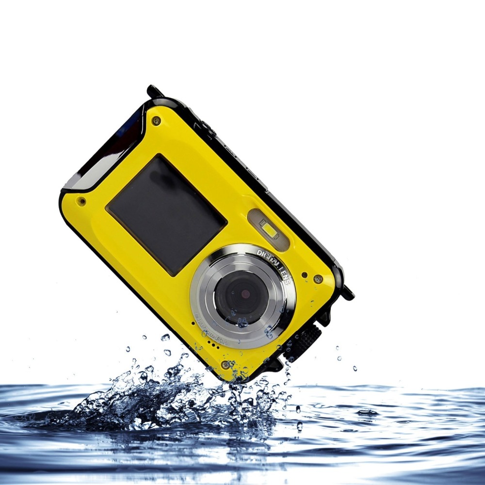 Winait â€“ Mini camÃ©ra numÃ©rique Portable 24mp, 3 mÃ¨tres sous-marine, Ã©cran LCD TFT 2.7 + 1.8 n° 1