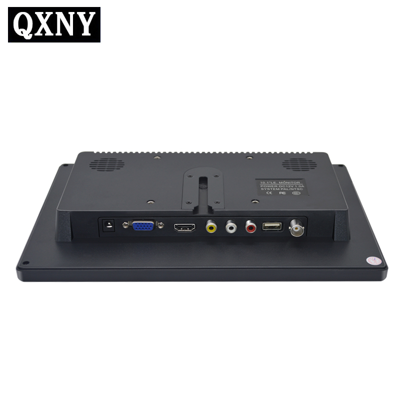 QXNY-Moniteur de voiture avec HDMI et VGA, 10.1 pouces, pour tÃ©lÃ©vision et ordinateur, Ã©cran LCD pour documents, camÃ©ra de recul et systÃ¨me de sÃ©curitÃ© domestique n° 5