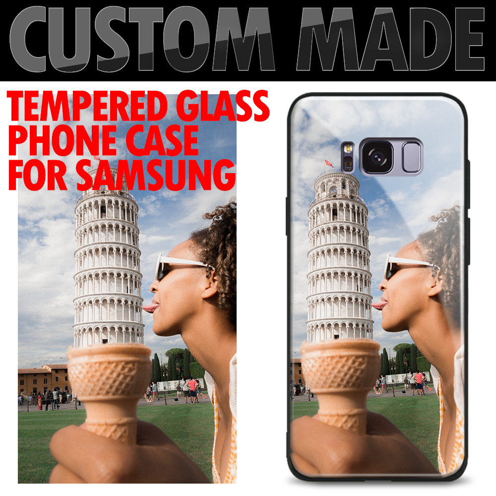 Coque de téléphone en verre avec photo imprimée personnalisée pour Samsung, compatible aux modèles Galaxy S8 S9 S10e S21 S22 S20 S20FE ultra Plus Note 20 9 10 n° 2