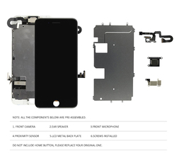 Ensemble complet Ã©cran tactile LCD de remplacement, 3D, AAA, pour iPhone 8 Plus, nouveau small picture n° 4