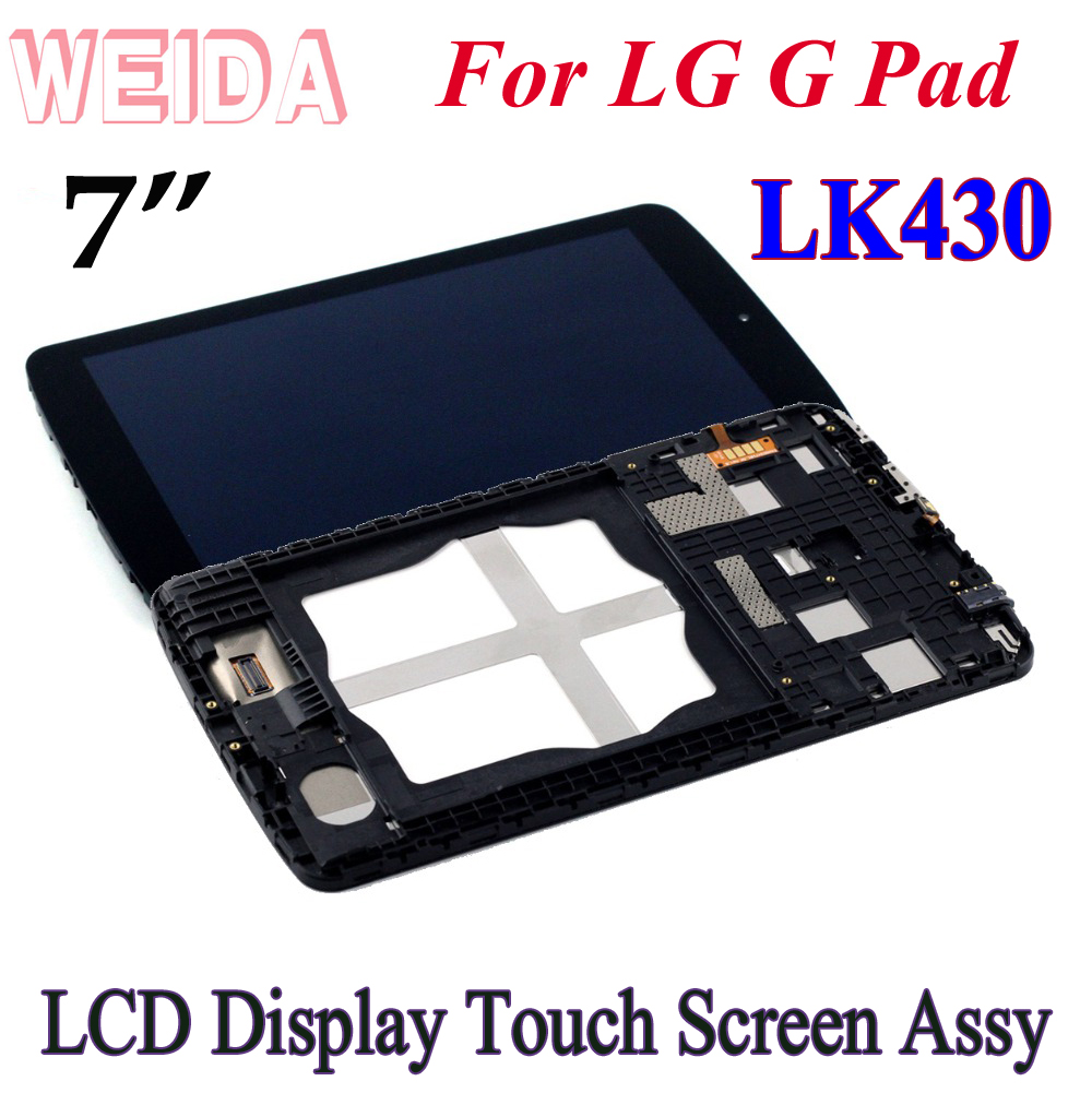 WEIDA â€“ ensemble Ã©cran tactile LCD de remplacement, 7 pouces, pour LG G Pad LK430 V430 VK430, LVK430 n° 1