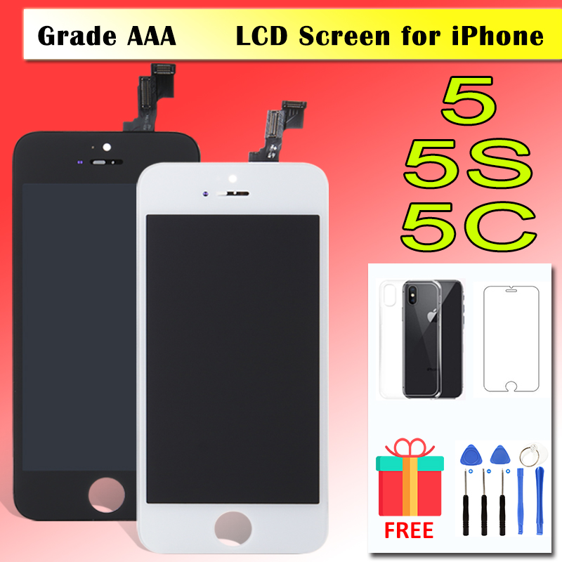 Bloc Ã©cran tactile LCD de remplacement, pour iPhone 5 5G 5s 5C 5SE, 1 piÃ¨ce, verre avant, Module Clone + outils n° 1