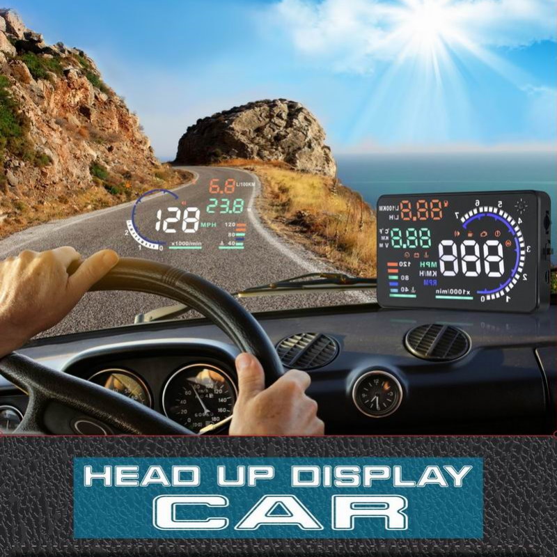 Affichage TÃªte Haute OBD HUD pour Voiture Renault Clio 4 Kadjar 2015-2018, Compteur de Vitesse NumÃ©rique, Projecteur de Carburant, DÃ©tecteur d'Ã‰cran n° 2