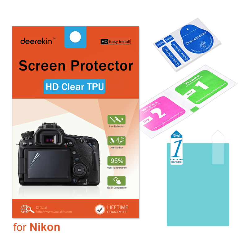 Deerekin â€“ protecteur d'Ã©cran HD souple TPU, avec Film supÃ©rieur LCD pour appareil photo numÃ©rique Nikon D7200 D7100 n° 1