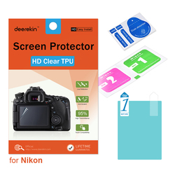 Deerekin â€“ protecteur d'Ã©cran HD souple TPU, avec Film supÃ©rieur LCD pour appareil photo numÃ©rique Nikon D7200 D7100