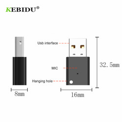 EllBIDU-Mini adaptateur USB sans fil Bluetooth 5.0 pour autoradio, amplificateur de caisson de basses, adaptateur audio à limitation, récepteur Bluetooth small picture n° 3