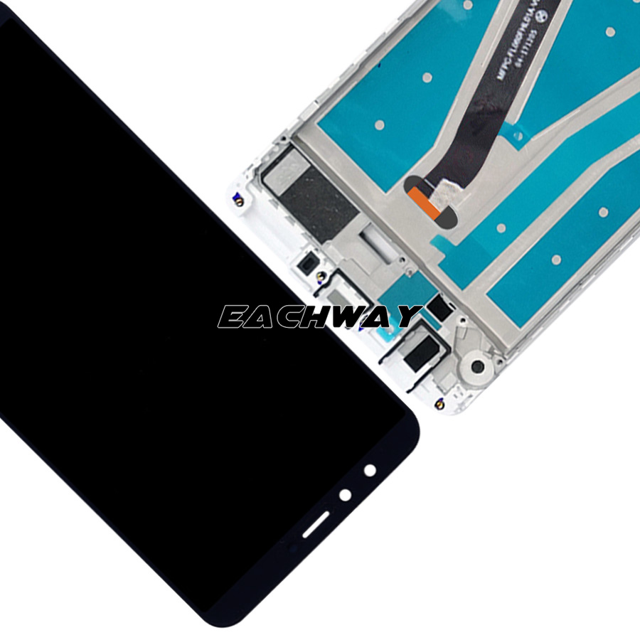 Ã‰cran testÃ© pour Huawei Y9 2018 LCD Ã©cran tactile HÃ©bergements eur assemblÃ©e avec cadre pour Huawei Y9 2018 affichage FLA-LX1 LCD n° 4