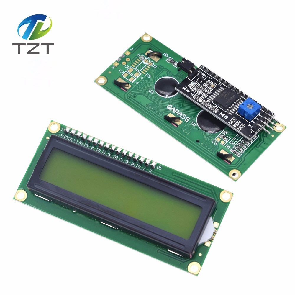 Ã‰cran LCD bleu et vert IIC/I2C pour Ardu371602, module UNO r3 mega2560 hospit1602 hospit1602 + I2C, 1602 n° 4