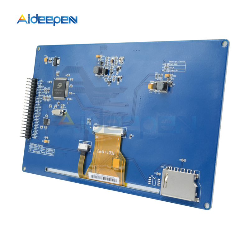 Ã‰cran tactile LCD TFT 7 7.0, 800x480 SSD1963, contrÃ´leur de rÃ©troÃ©clairage LED PWM, technologie pour Ardu3751/AVR/STM32 n° 4