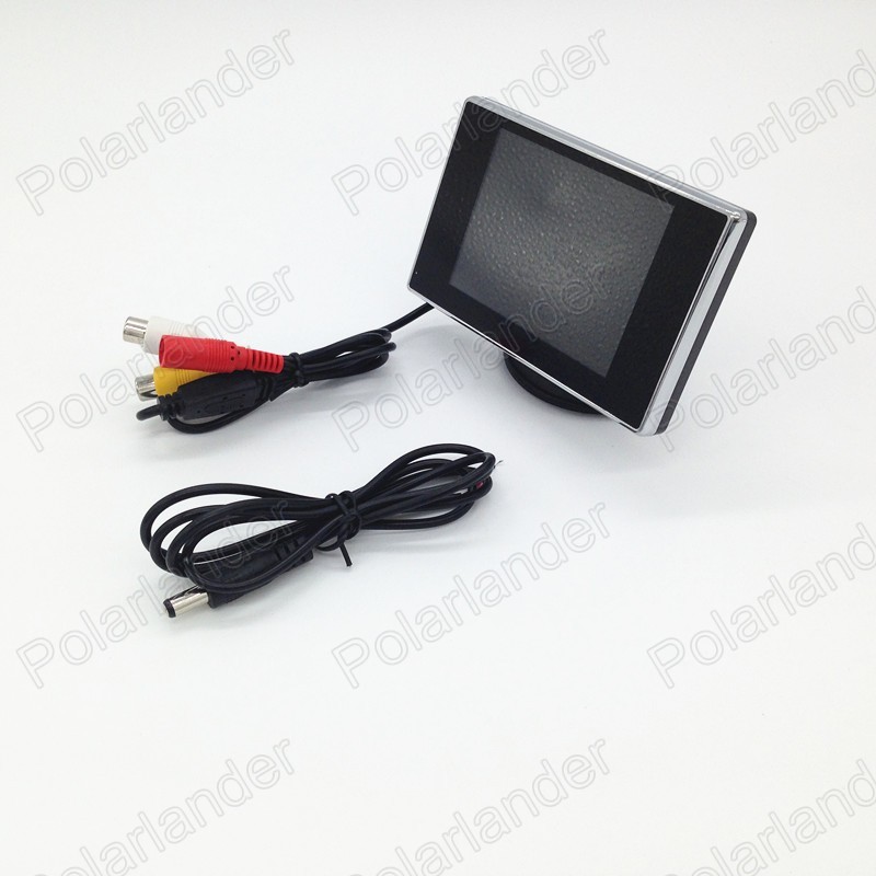 Moniteur de voiture 3.5 pouces TFT LCD, pour camÃ©ra de recul, AV bidirectionnel, prioritÃ© inverse, livraison gratuite n° 5