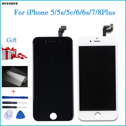 Ã‰cran Tactile LCD TrempÃ© de QualitÃ© AAA +++ pour iPhone 5 5s 6 6s 7 4 4S 8 Plus SE, Nouvelle Collection 100%, Cadeaux small picture n° 1