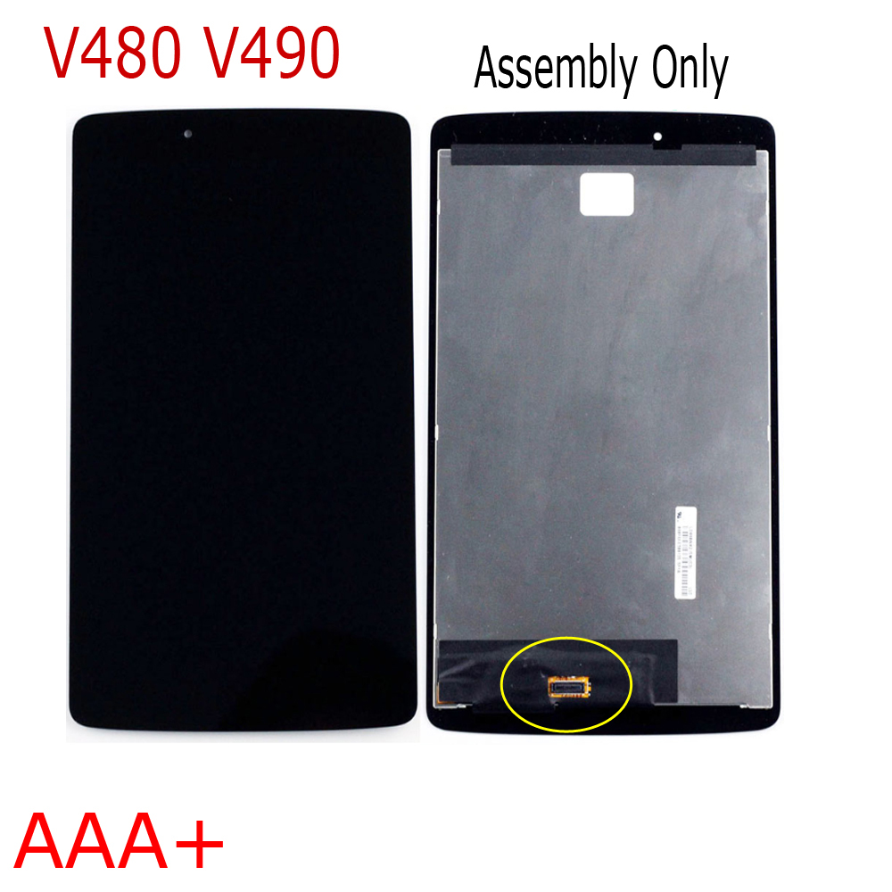 Cadre d'assemblage de HÃ©bergements eur d'Ã©cran tactile LCD pour LG, outil de remplacement LCD, testÃ© AAA +, 8 pouces, compatible avec LG G Pad 8.0, V480, V490 n° 3