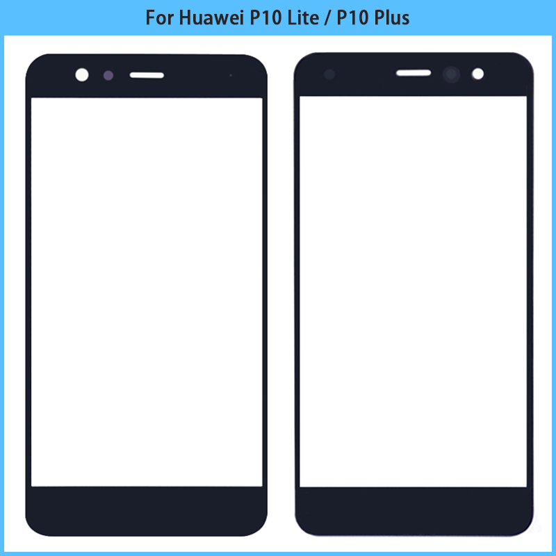 Ã‰cran tactile LCD pour Huawei P10 Lite / P10 Plus, panneau de verre extÃ©rieur avant, lentille P10Lite, Ã©cran tactile, remplacement du couvercle en verre, nouveau n° 1