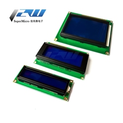 Ã‰cran LCD 5V, 1 piÃ¨ce, bleu/jaune-vert, 1602A/2004A/12864B, avec rÃ©tro-Ã©clairage, IIC/I2C small picture n° 2