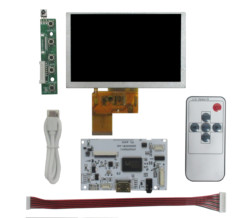 Ã‰cran LCD polyvalent 5 pouces 800x480, contrÃ´leur d'affichage, Compatible HDMI, carte de pilote de commande Audio