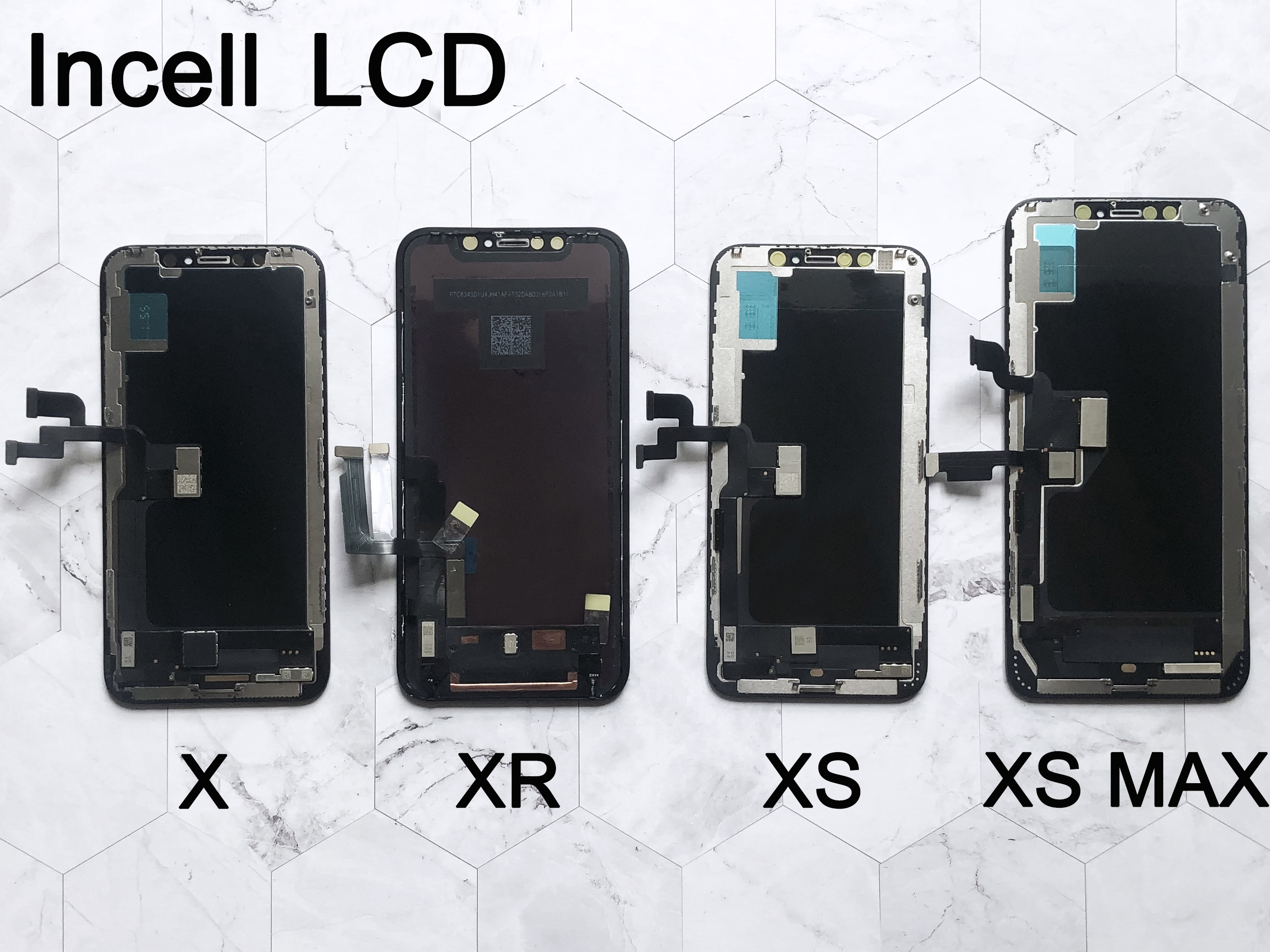 Ensemble écran tactile LCD OLED de remplacement, AAA, OEM, pour iPhone X XS Poly MAX Inell 11 n° 4