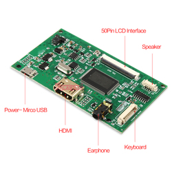 Carte contrÃ´leur TTL pour Ã©cran d'affichage LCD, compatible HDMI, Micro USB, carte pilote 60 broches, CLAA070MA0ACW, 7.0 pouces, 800x600 small picture n° 6