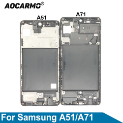 Aocarmo â€“ cadre d'Ã©cran LCD, plaque frontale pour Samsung Galaxy A51 A71 SM-5160 SM-7160