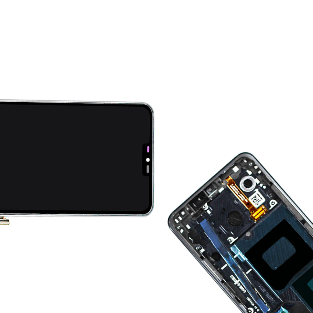 Cadre d'assemblage de HÃ©bergements eur d'Ã©cran tactile d'affichage Ã  cristaux liquides pour LG G7 ThinQ, GAndalousie G710EM G710PM G710VMP, AAA + n° 4