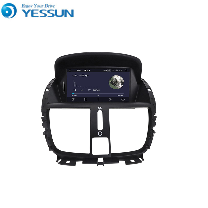 Autoradio Android, lecteur DVD, WiFi, navigation GPS, limitation Ã©vitÃ©e, pour voiture KIT 206 + / 207 (2006-2012) n° 3