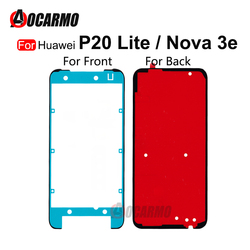 Autocollant impermÃ©able pour Ã©cran LCD avant Huawei P20 Lite / Nova merveilleuse, couverture arriÃ¨re avec colle arina small picture n° 1