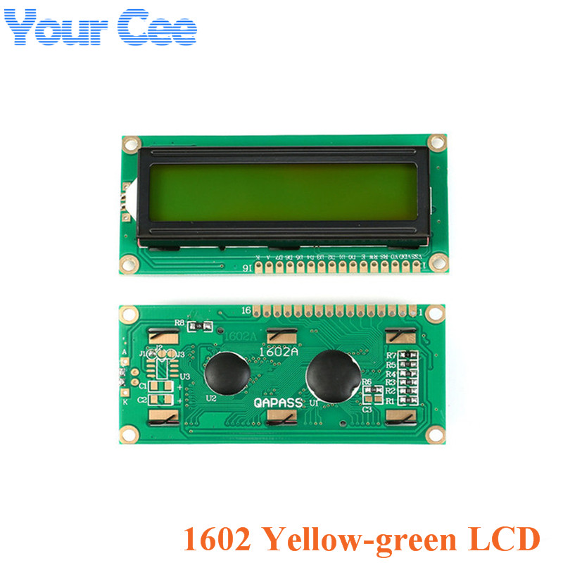 Plaque d'adaptation Ã©cran LCD pour Ardu37, bleu, jaune, vert, IIC, I2C, technologie hospit1602, 5V, affichage 1602A, 1602 n° 2