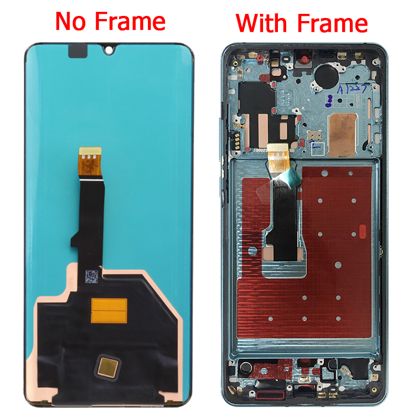 Écran tactile LCD avec châssis, 6.47 pouces, pour Huawei P30 Pro VOG-L09 L04 L29 TL00 n° 2