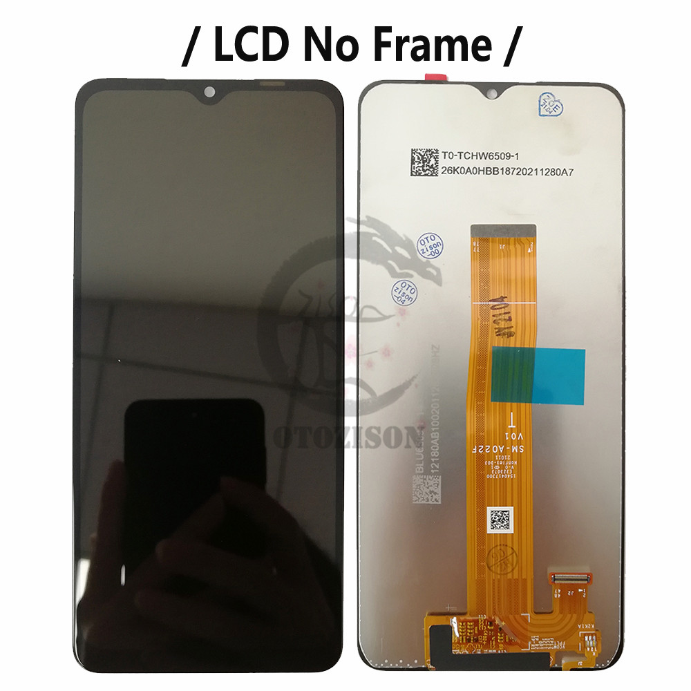 A02 LCD Pour Samsung Galaxy A02 A022 Affichage Avec Cadre SM-A022F/DS SM-A022M A022G Ã‰cran Tactile Digitizer AssemblÃ©e Remplacement n° 5