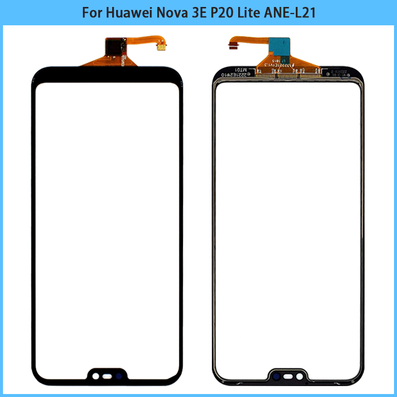 Nouveau Pour Huawei Nova 3E / P20 Lite NumÃ©riseur de Panneau D'Ã©cran Tactile D'AFFICHAGE Ã  CRISTAUX LIQUIDES De Capteur de Verre ExtÃ©rieur Avant P20 Lite Remplacement d'Ã©cran Tactile n° 1