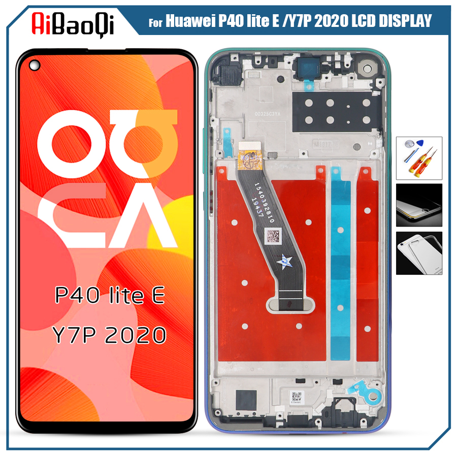 Ensemble Ã©cran tactile LCD, 6.39 pouces, avec outils, pour Huawei P40 lite E Y7P 2020, Original n° 1