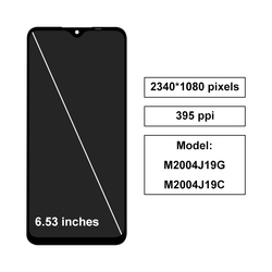 Ã‰cran tactile LCD avec cadre pour Xiaomi Redmi 9, piÃ¨ces de rechange d'origine, 6.53 pouces, M2004J19G, M2004J19C small picture n° 2