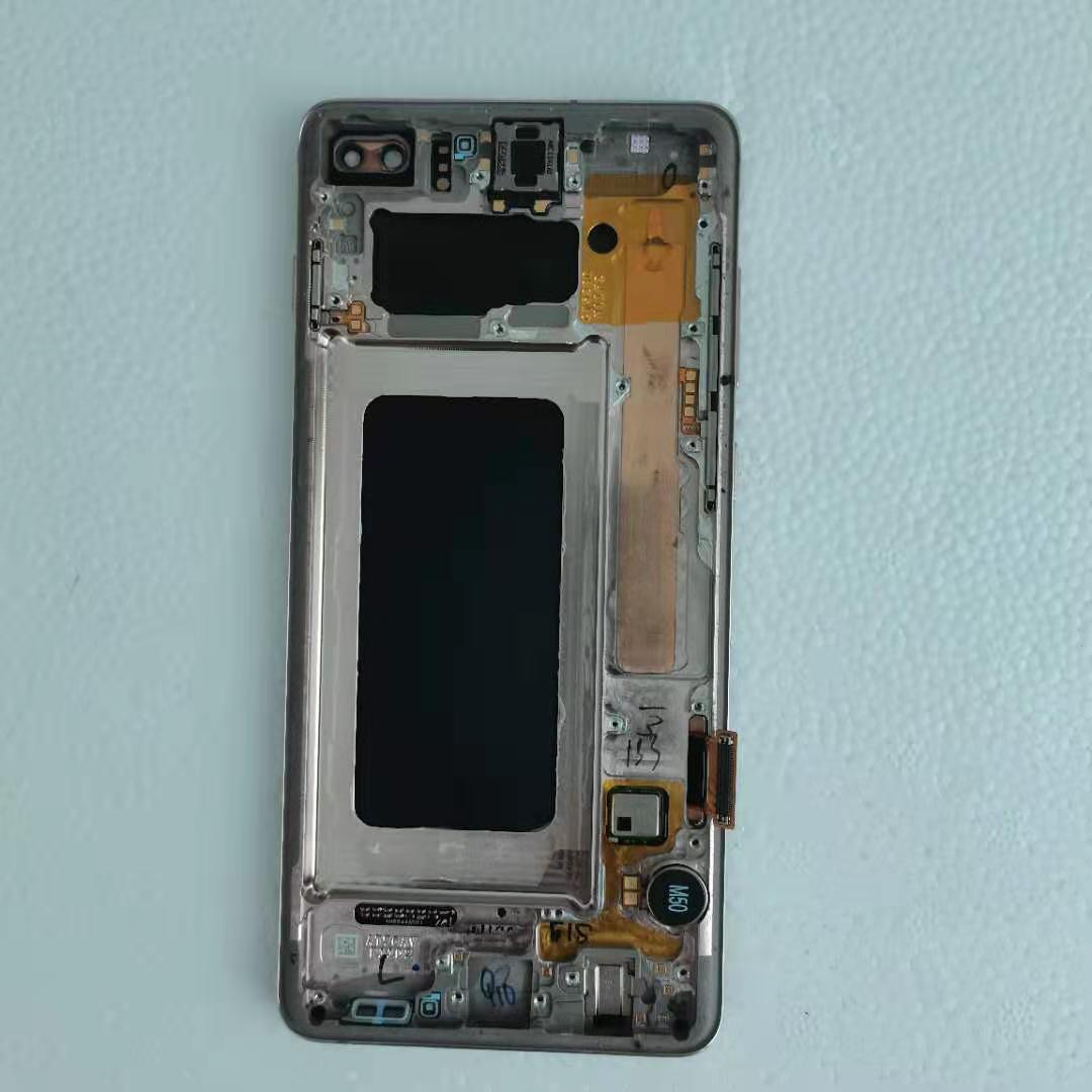 Ã‰cran LCD SUPolLAMOLED pour Samsung S10 Plus, avec une bonne fonction tactile et quelques petits dÃ©fauts (avec cadre) n° 4