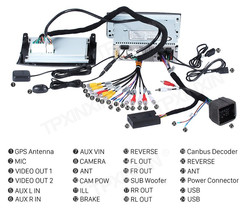 Autoradio PX6 Android 11.0, 4 Go/64 Go, Navigation GPS, Carplay, StÃ©rÃ©o, Enregistreur Cassette, UnitÃ© Sauna, Compatible JBL, pour Voiture KIT 407 (2004-2010) small picture n° 6