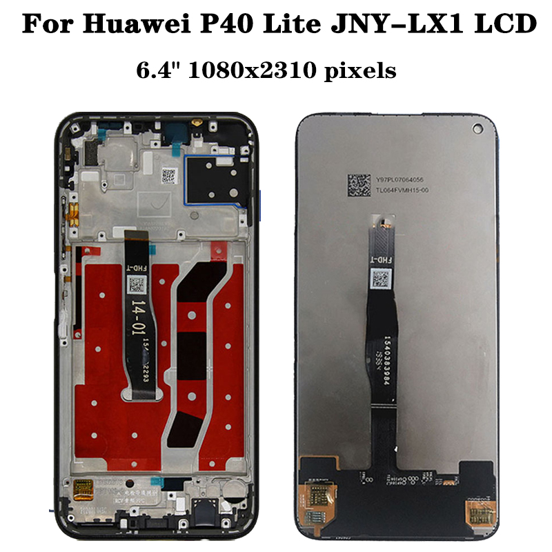 6.4 Original P40 Lite LCD Pour Huawei Nova 7i JNY-LX2 Ã©cran LCD P40 Lite JNY-L21 JNY-TL10 LCD Ã‰cran Tactile AssemblÃ©e n° 2