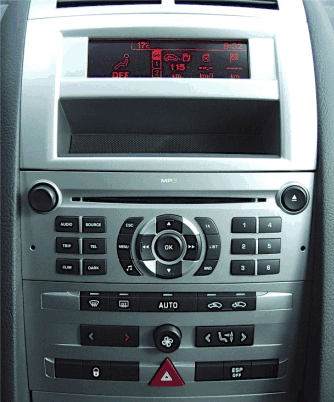 Autoradio Android 10 avec Navigation GPS et Enregistreur Audio, UnitÃ© Centrale StÃ©rÃ©o pour Voiture KIT 407 2004-2010, 128 Go n° 1