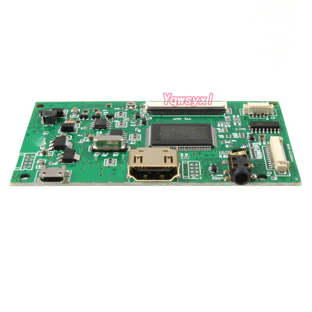 Carte contrÃ´leur TTL pour Ã©cran d'affichage LCD, compatible HDMI, Micro USB, carte pilote 60 broches, CLAA070MA0ACW, 7.0 pouces, 800x600 n° 5