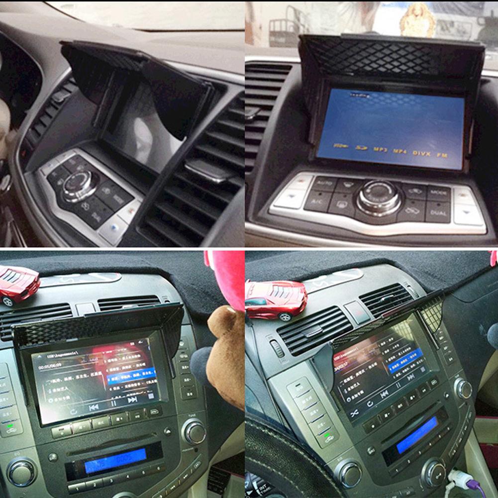 Protecteur d'écran de navigation GPS de voiture, pare-soleil, pare-soleil, 7 , adapté à la plupart des types de GPS n° 4
