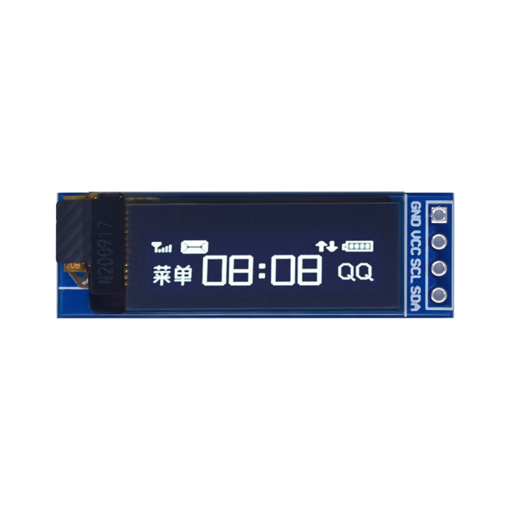 WAVGAT-Module d'affichage OLED LCD, technologie d'affichage LED, bleu et blanc, communication IIC, 0.91 pouces, 0.91 pouces, 0.91 pouces, OLED ogeneX32 n° 4