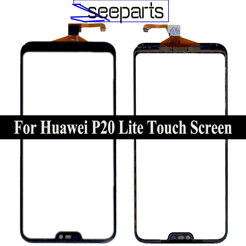 Ã‰cran tactile de remplacement de 5.84 pouces pour Huawei P20 Lite Nova 3e, panneau de lentilles extÃ©rieures en verre de haute qualitÃ© n° 1