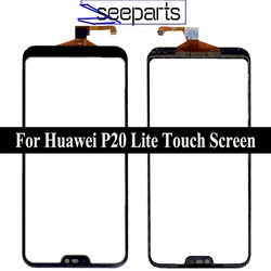 Ã‰cran tactile de remplacement de 5.84 pouces pour Huawei P20 Lite Nova 3e, panneau de lentilles extÃ©rieures en verre de haute qualitÃ©