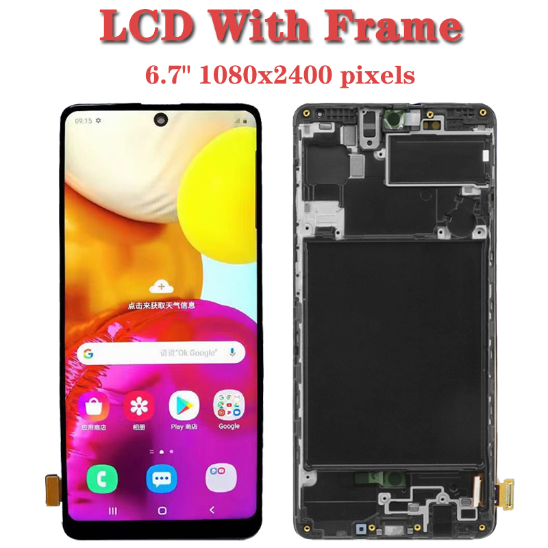 Ensemble Ã©cran tactile Lcd avec chÃ¢ssis, 100% testÃ©, haute qualitÃ©, pour Samsung Galaxy A715 A715F A715W A715X n° 5