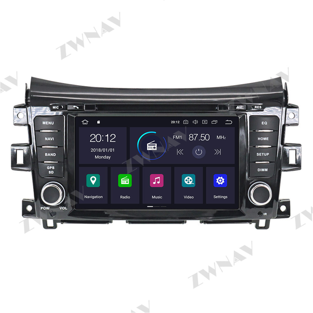 Autoradio NP300 Navara 2014 +, Android 10, 64 Go, Navigation GPS, Limitation, Lecteur n° 4