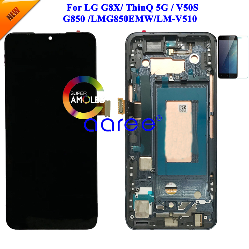 Ensemble Ã©cran tactile LCD AMOLED, pour LG G8X V50S G850, original n° 1