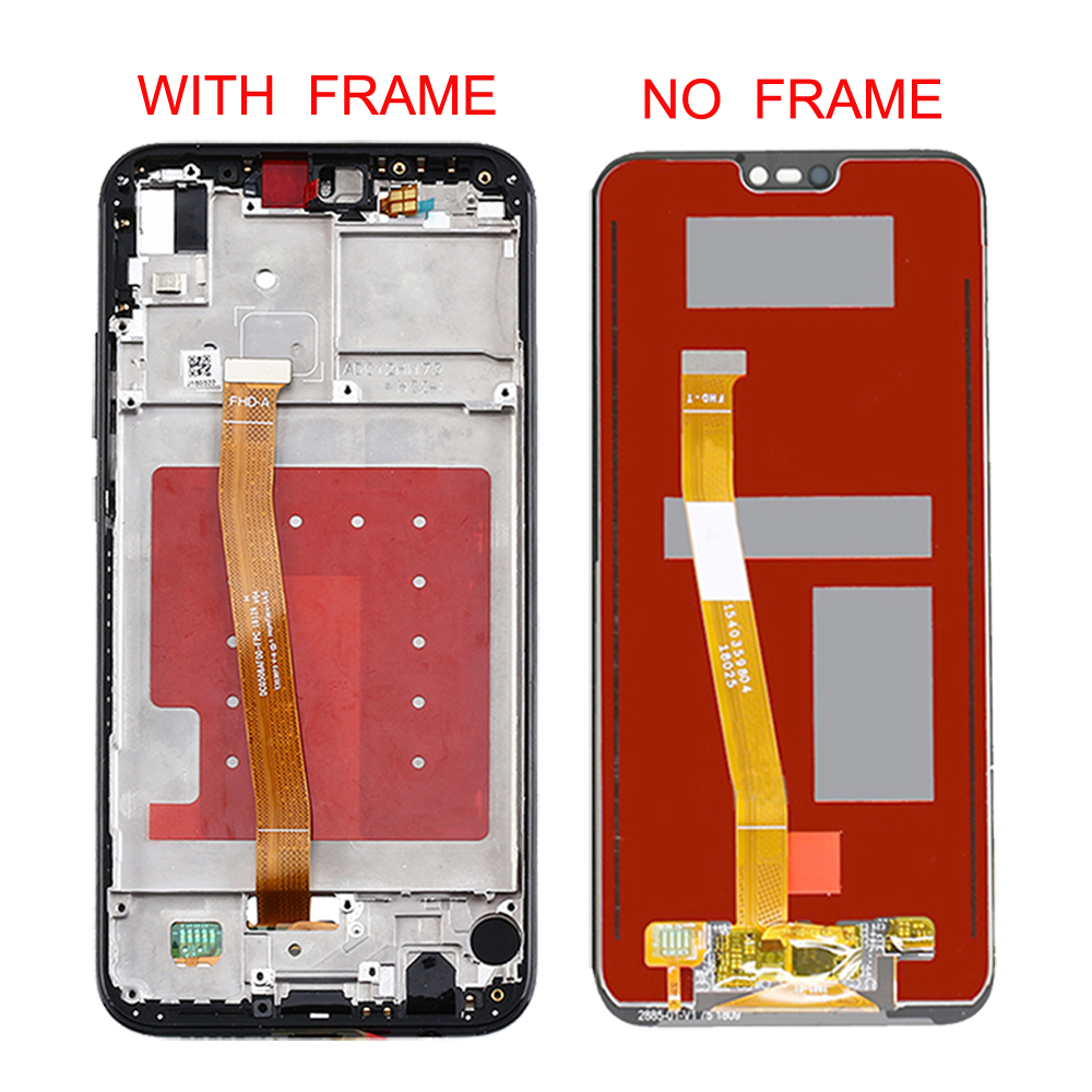 Ensemble Ã©cran tactile LCD de remplacement, 5.84 pouces, avec chÃ¢ssis, pour Huawei P20 Lite Nova 3E n° 2