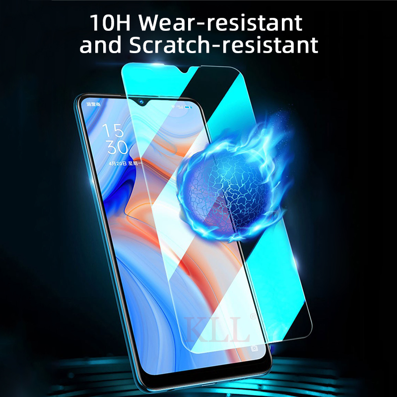 1-3pcs Mat En Verre TrempÃ© pour OPPO F17 Pro A33 A32 A53 A72 A12 A92 A52 A93 A9 Protecteur D'Ã©cran OPPO Reno 5 lite 4 3 2f 2 En Verre n° 2